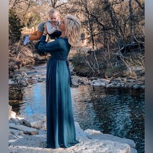 Baltic Born Deep Topaz Maxi Dress size Medium